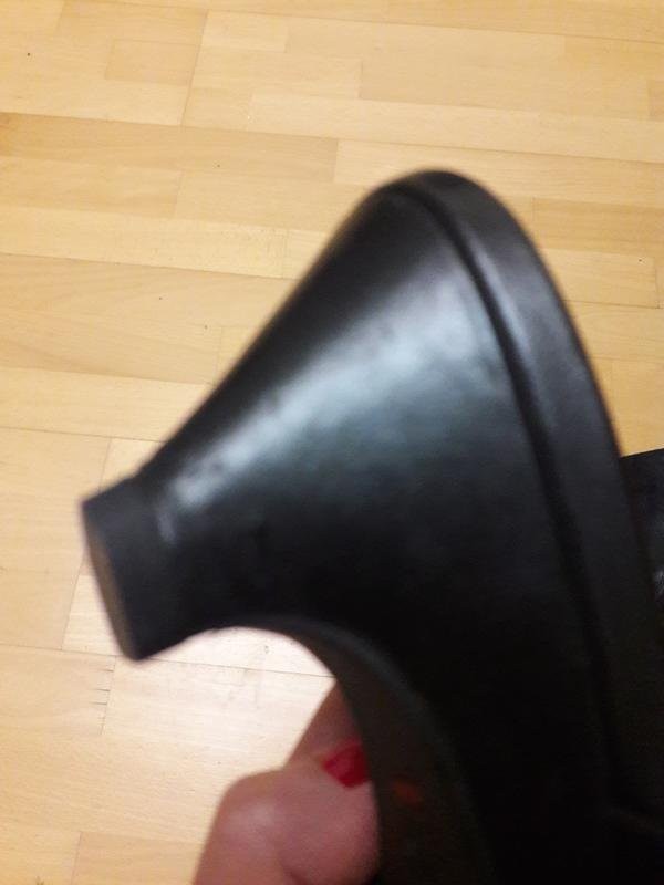 women ecco heels black 38.5