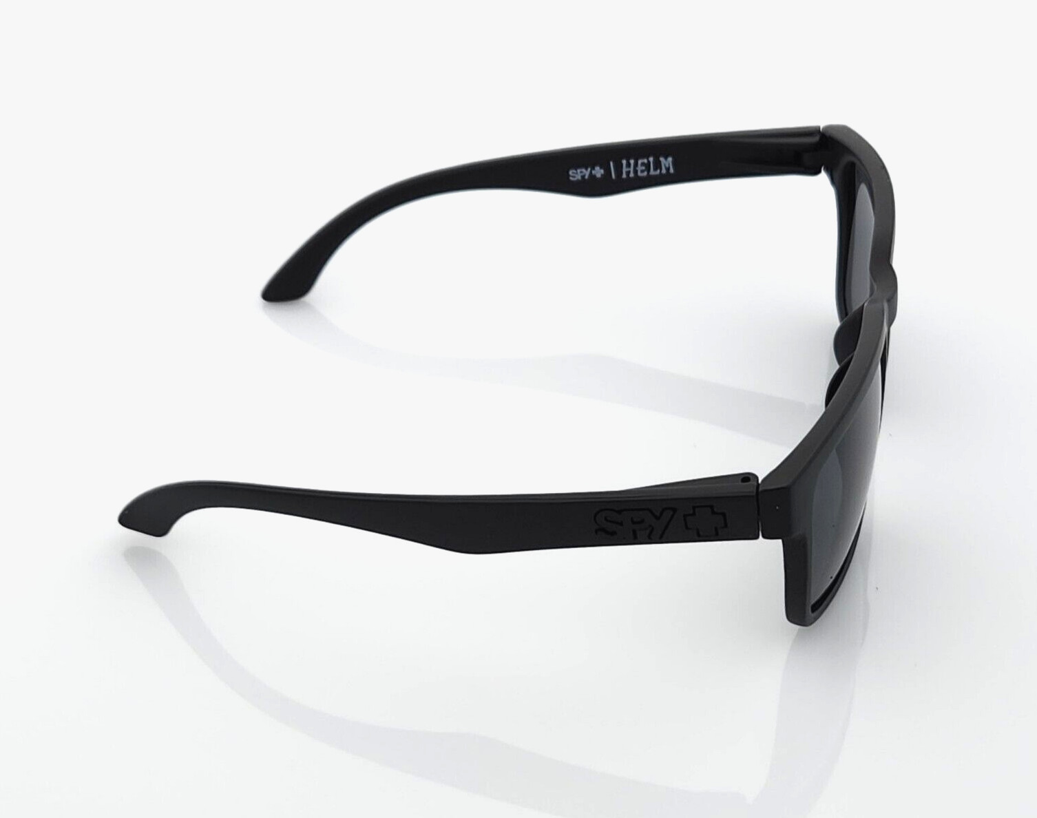 Blackout Spy Helm Promo Sunglasses Matte Black Dark Smoke Lens Black Logo S8