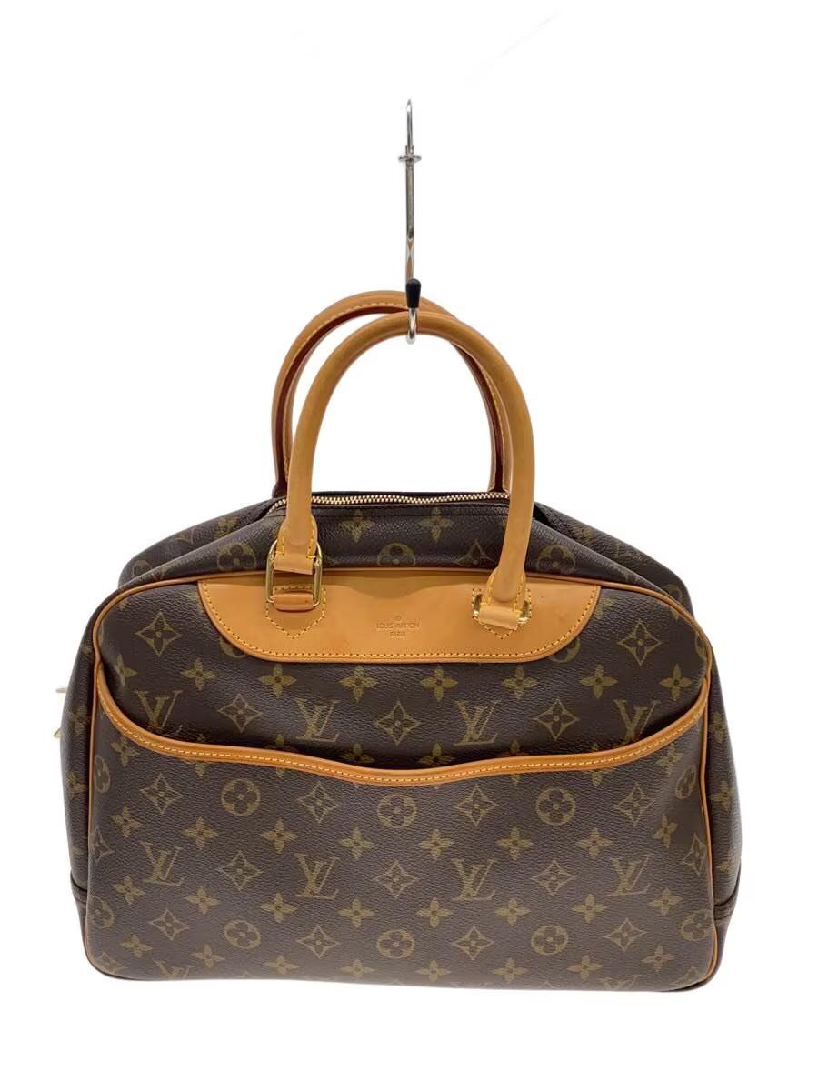 LOUIS VUITTON Bowling Vanity (Deauville) Handbag M4727 Monogram PVC BRW LV