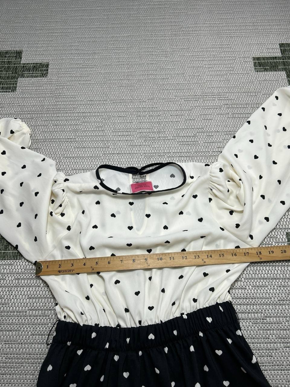 Kate Spade Dress Womens Small White Black Blouson *