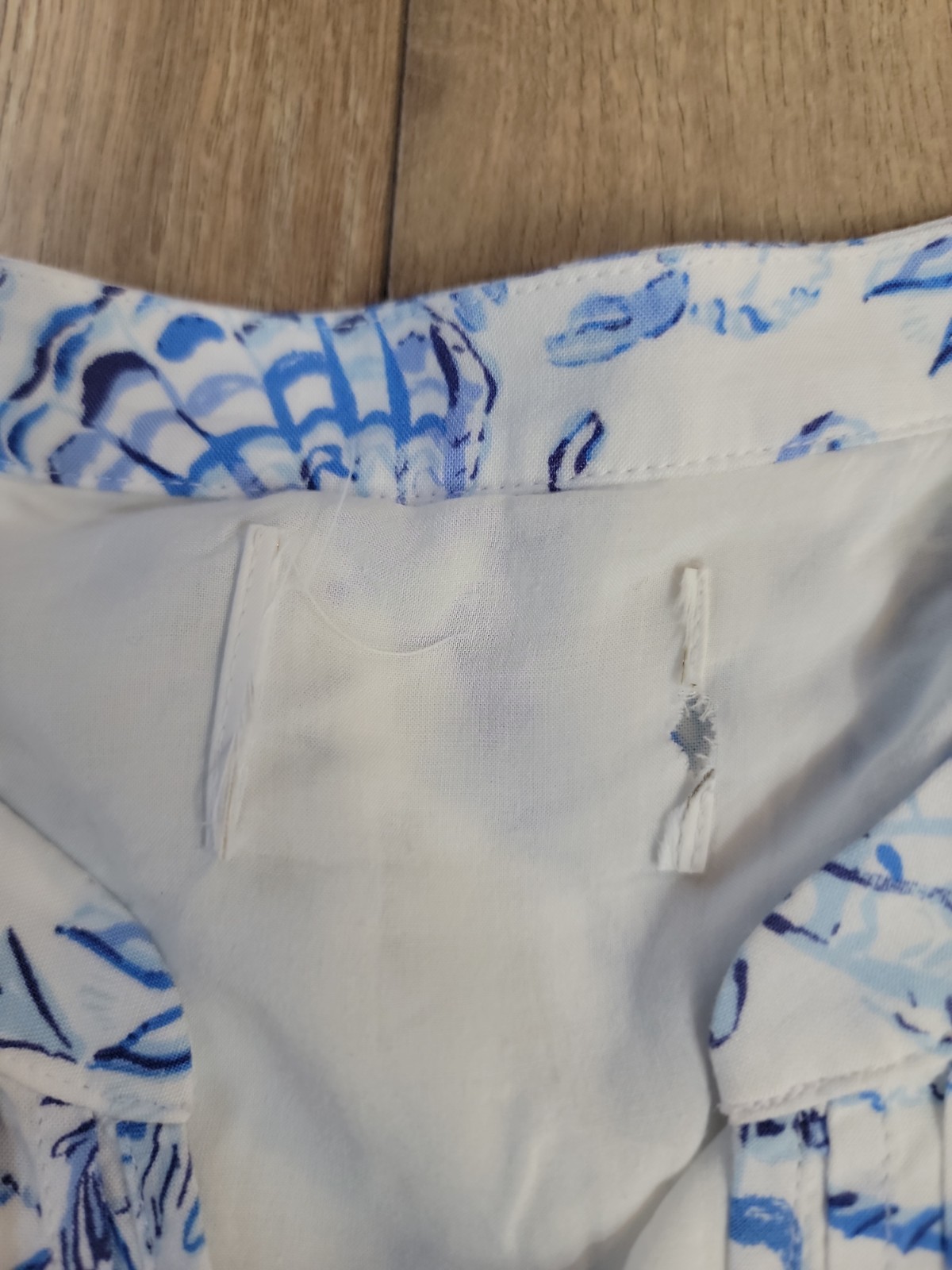 Lilly Pulitzer Natalie Tunic Dress Cover Up Medium Resort White Button Front