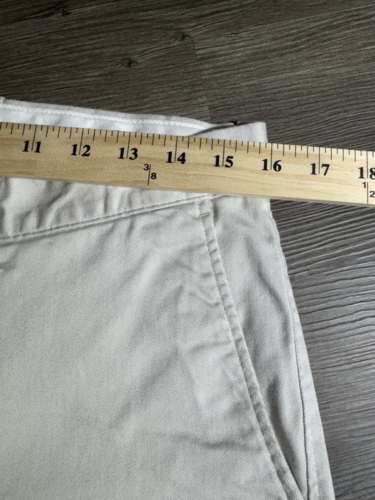 J.Crew Flex Slim Chino Pants Men’s 31×32 Ivory Khaki Stretch Casual Flat Front