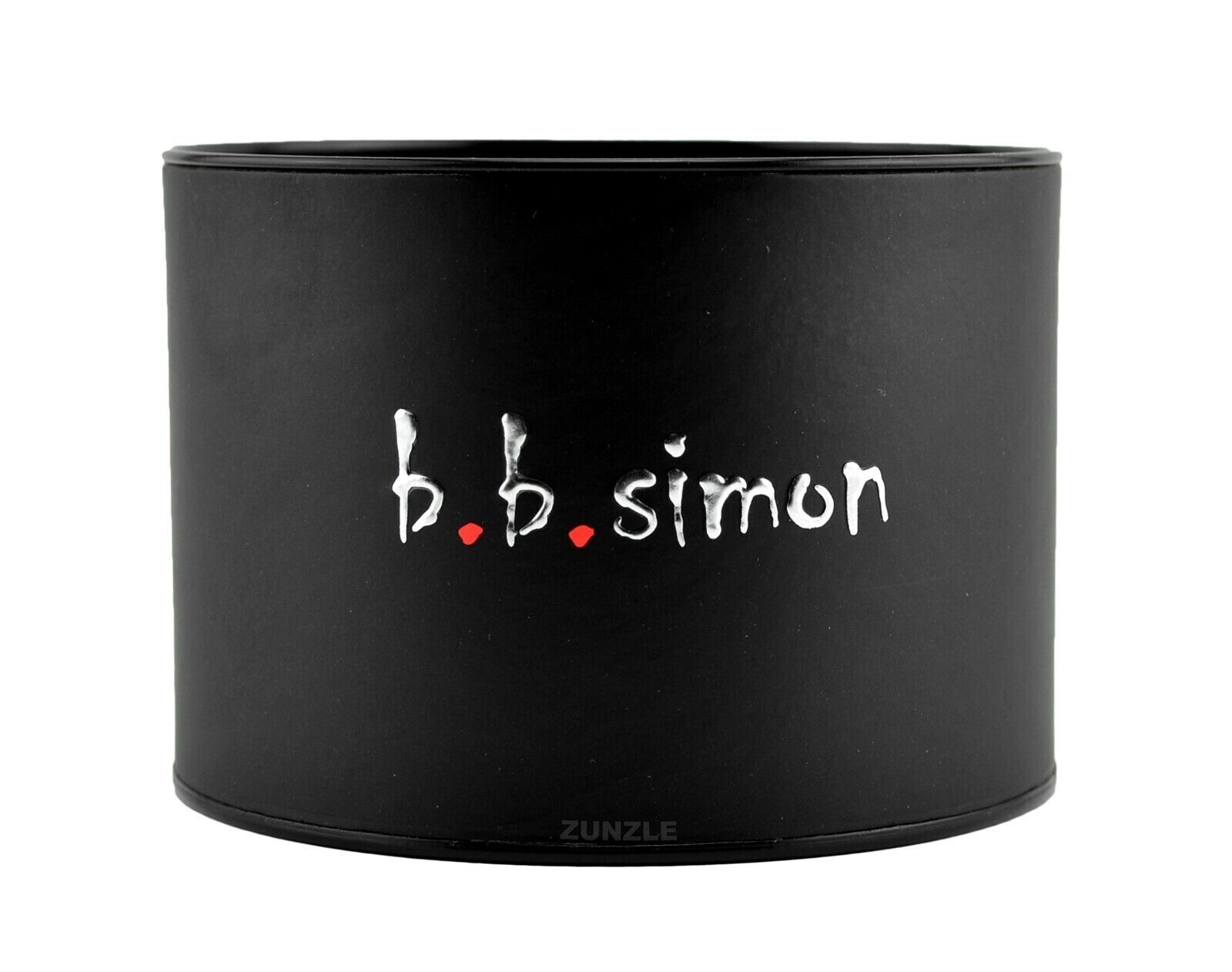BB Simon Skinny Kish Belt Clear Ice Crystal Black Silver 30 32 34 36 38 40 42