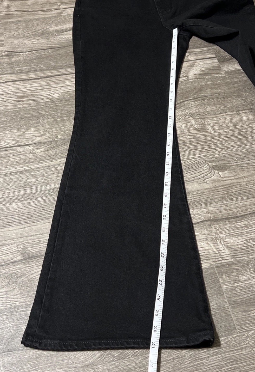 Madewell The Perfect Vintage Flare High Waisted Black Jeans SZ 28 (32×31)