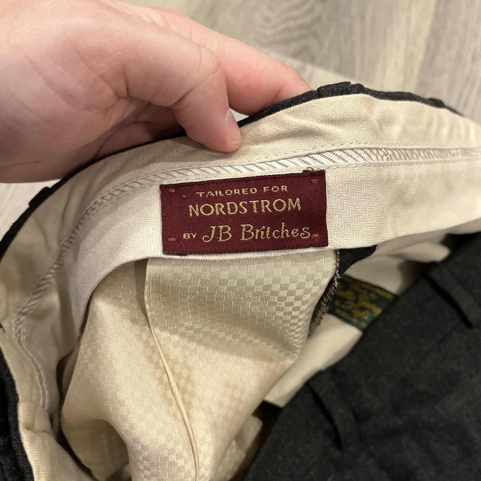 J.B. Britches Nordstrom Wool Cashmere Pants Mens 40×32 Botto Guiseppe Pleated