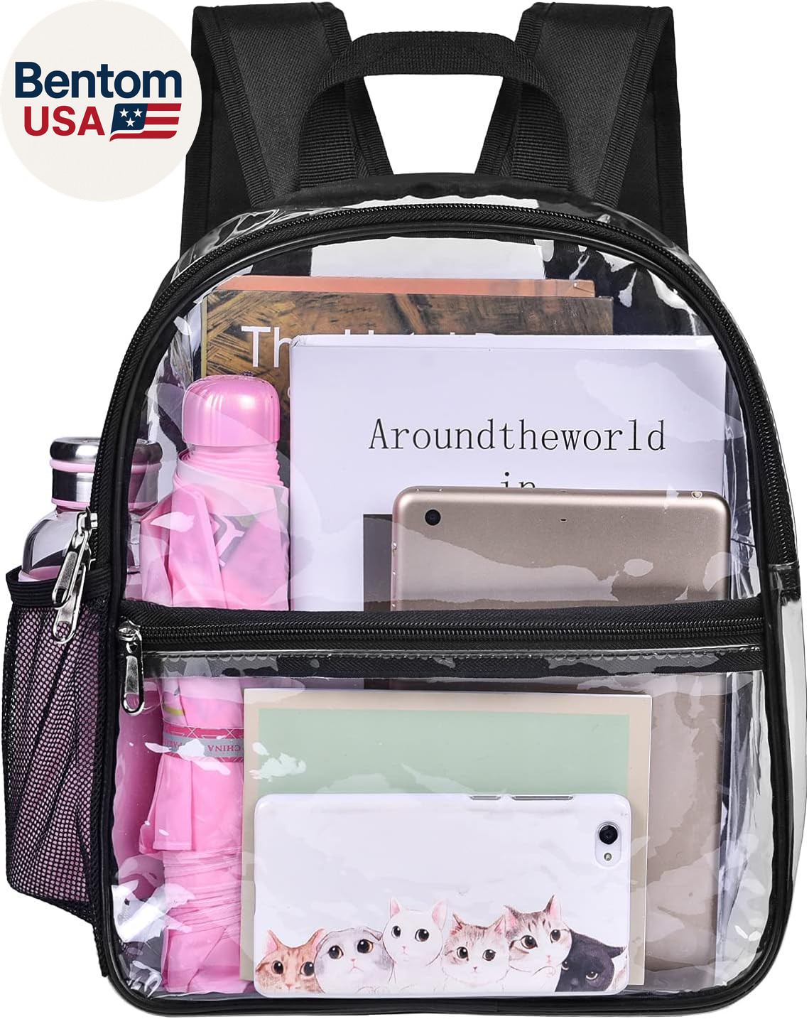 Clear Backpack for Stadium Approved 12×6×12, Water Proof Clear Bag for Stadium E