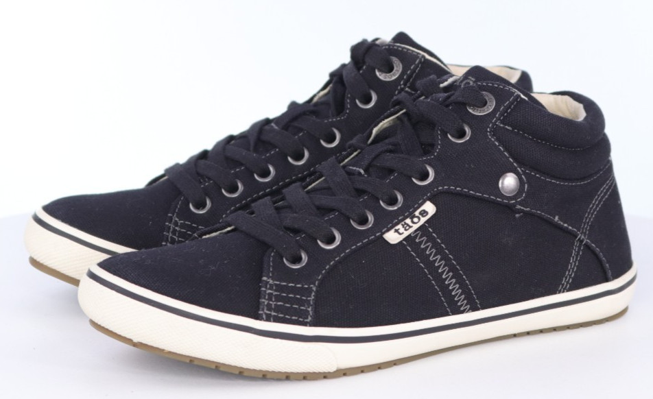 Taos Top Star Women’s High Top Sneakers Shoes Size 8 Canvas Black