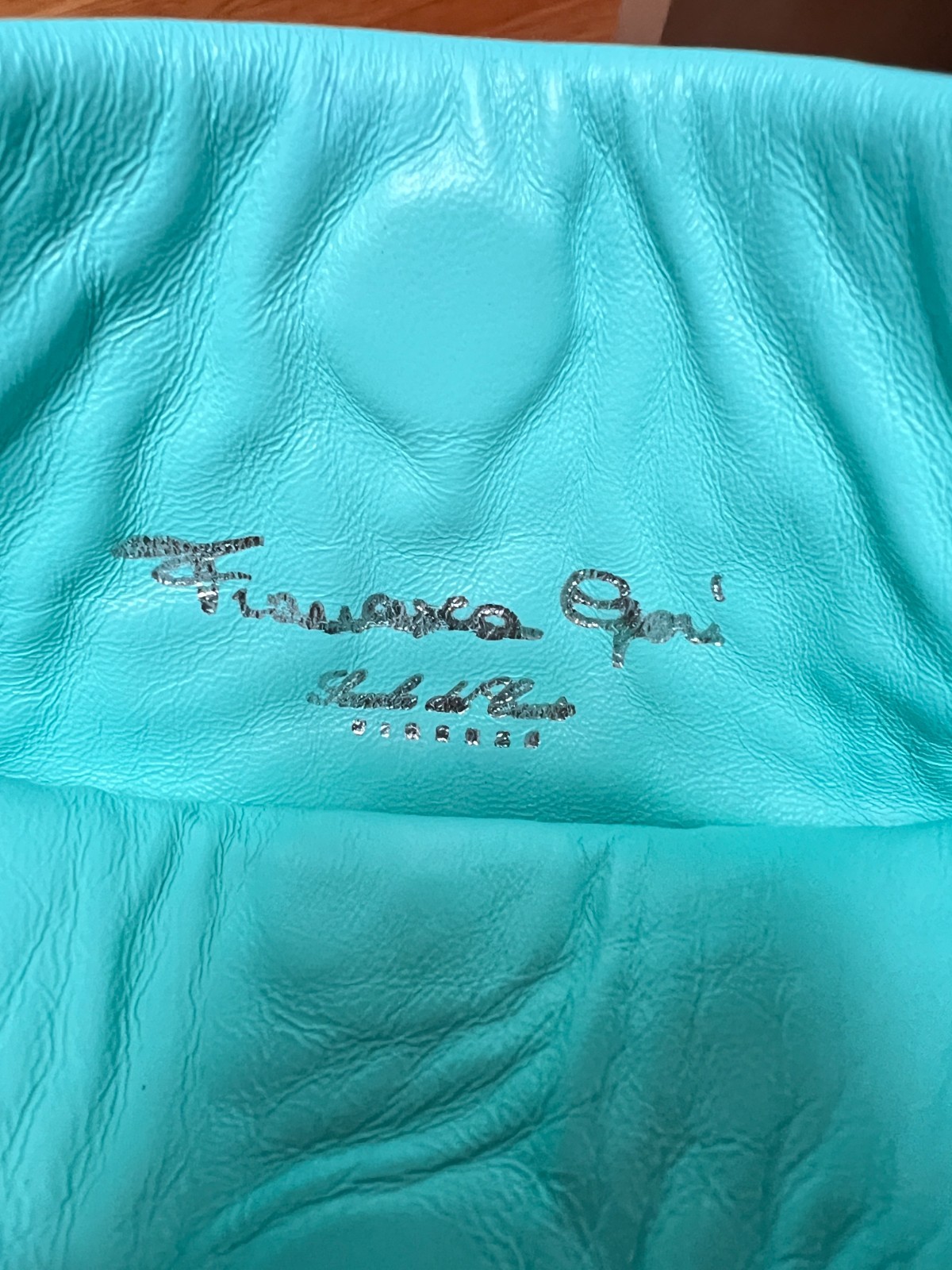 Used Scuola Del Cuoio Francesca Gori’s Collection Soft Leather Bag