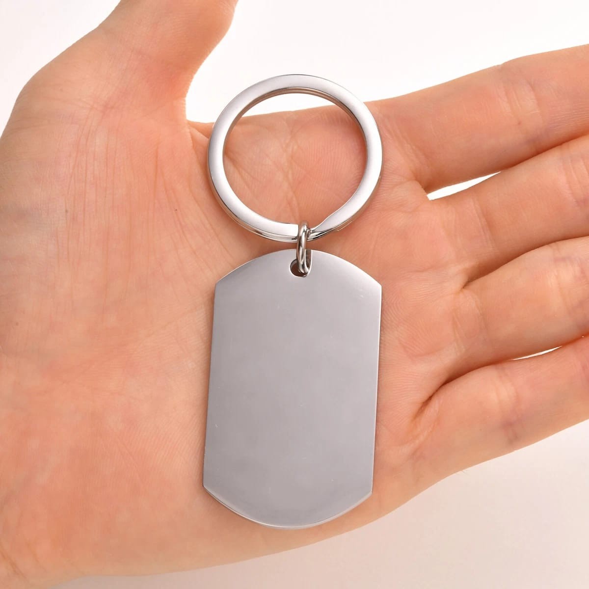 Multi-Functional Stainless Steel Dad Nutrition Fact Keychain Tag for Fathers Day