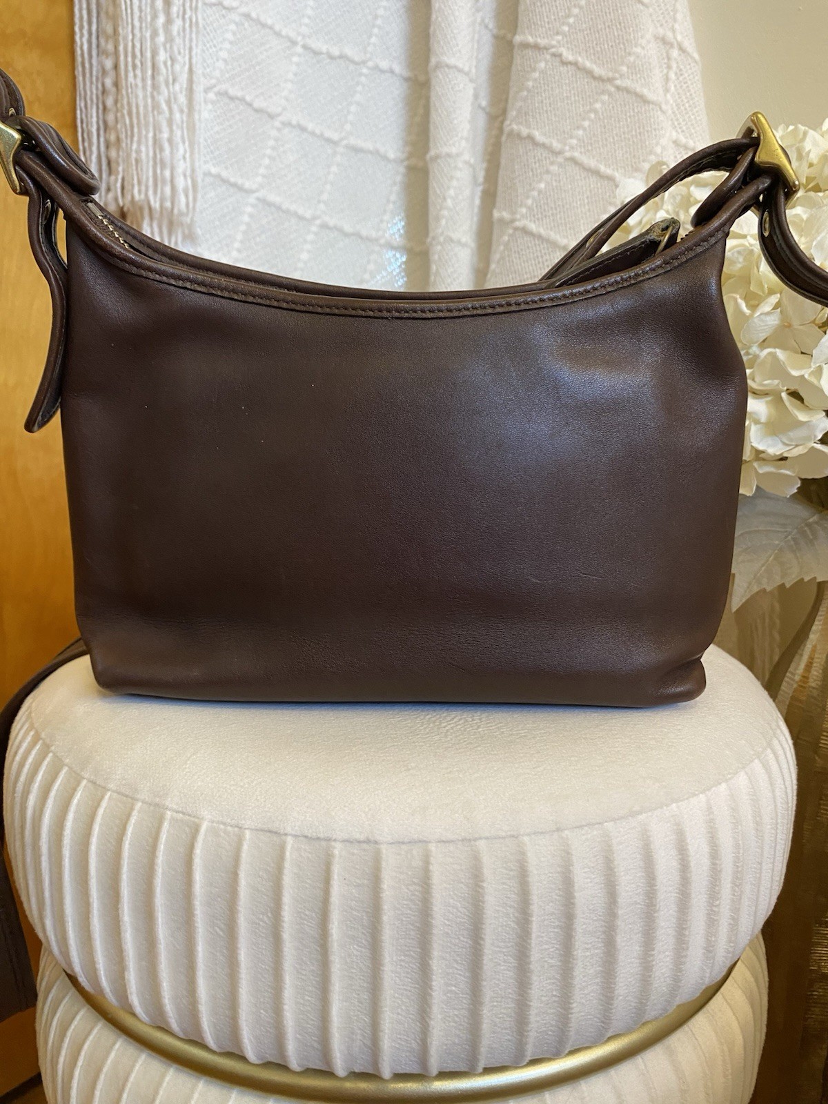 Coach Women’s Legacy Dark Brown Leather Hobo Shoulder Bag Costa Rica 9136 Good!