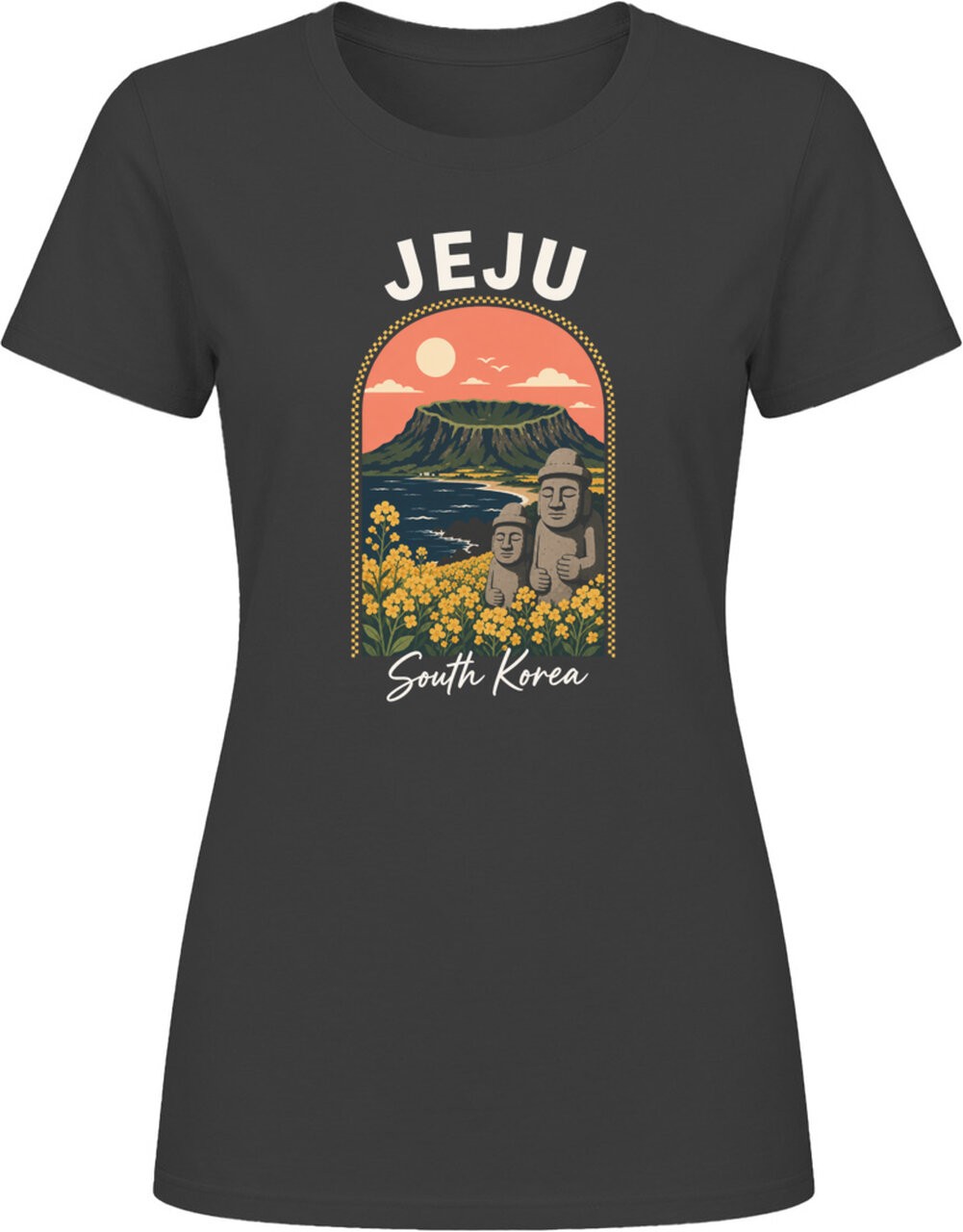 Jeju South Korea Volcanic Island Travel Vacation Tourist Souvenir T-Shirt