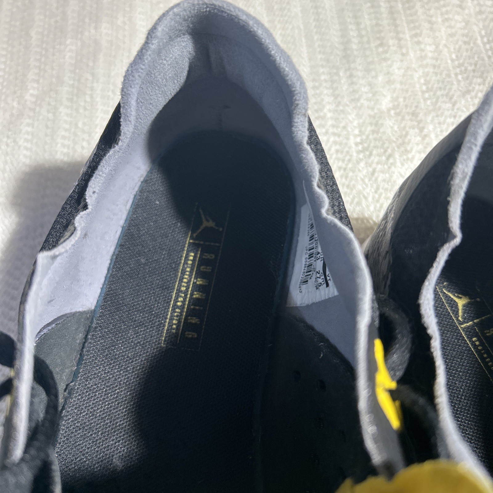 Jordan 88 Racer Varsity Maize Men’s Shoes Black/Multicolor Size 9.5 NWB)