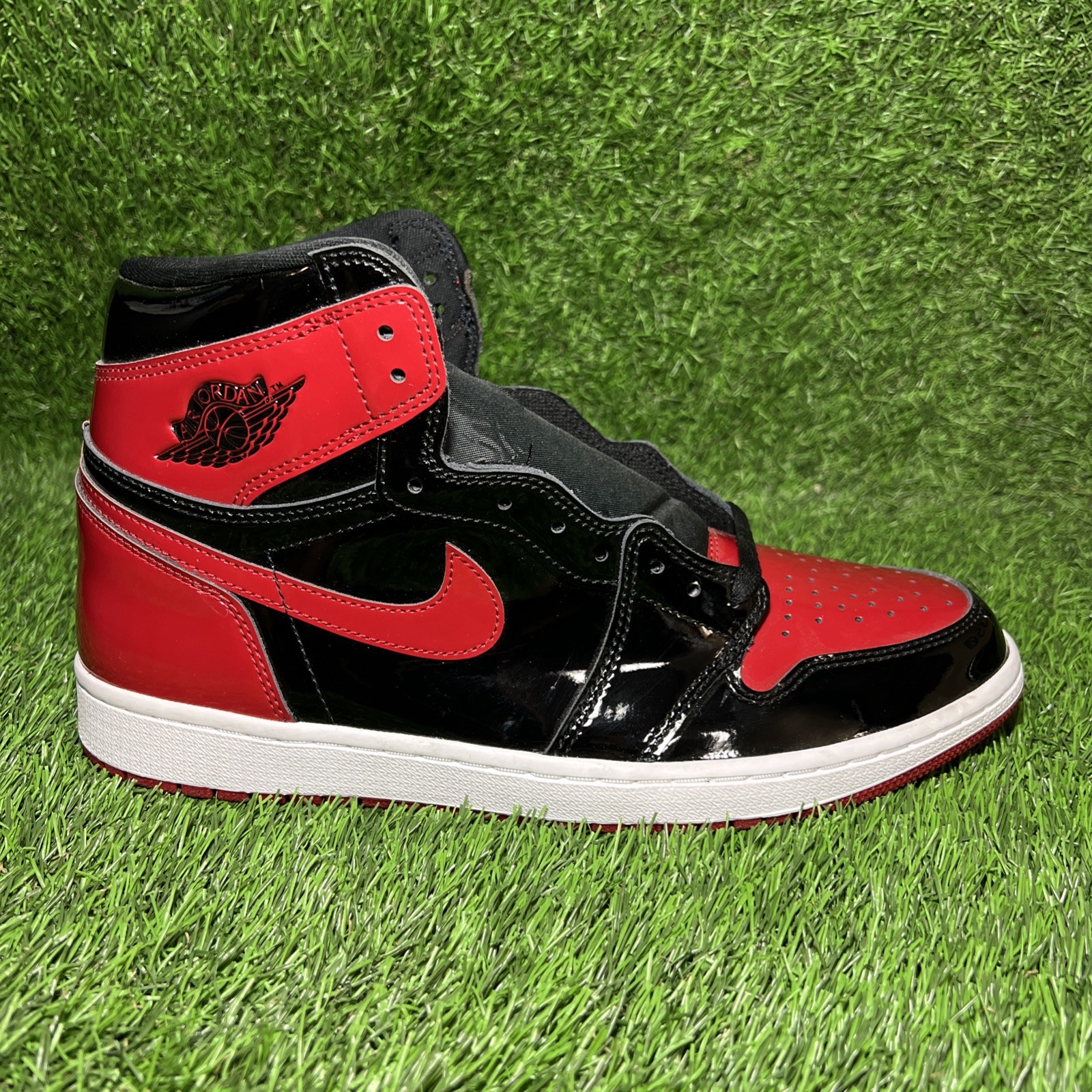 RIGHT SHOE ONLY Size 12 – Jordan 1 Retro OG High Patent Bred