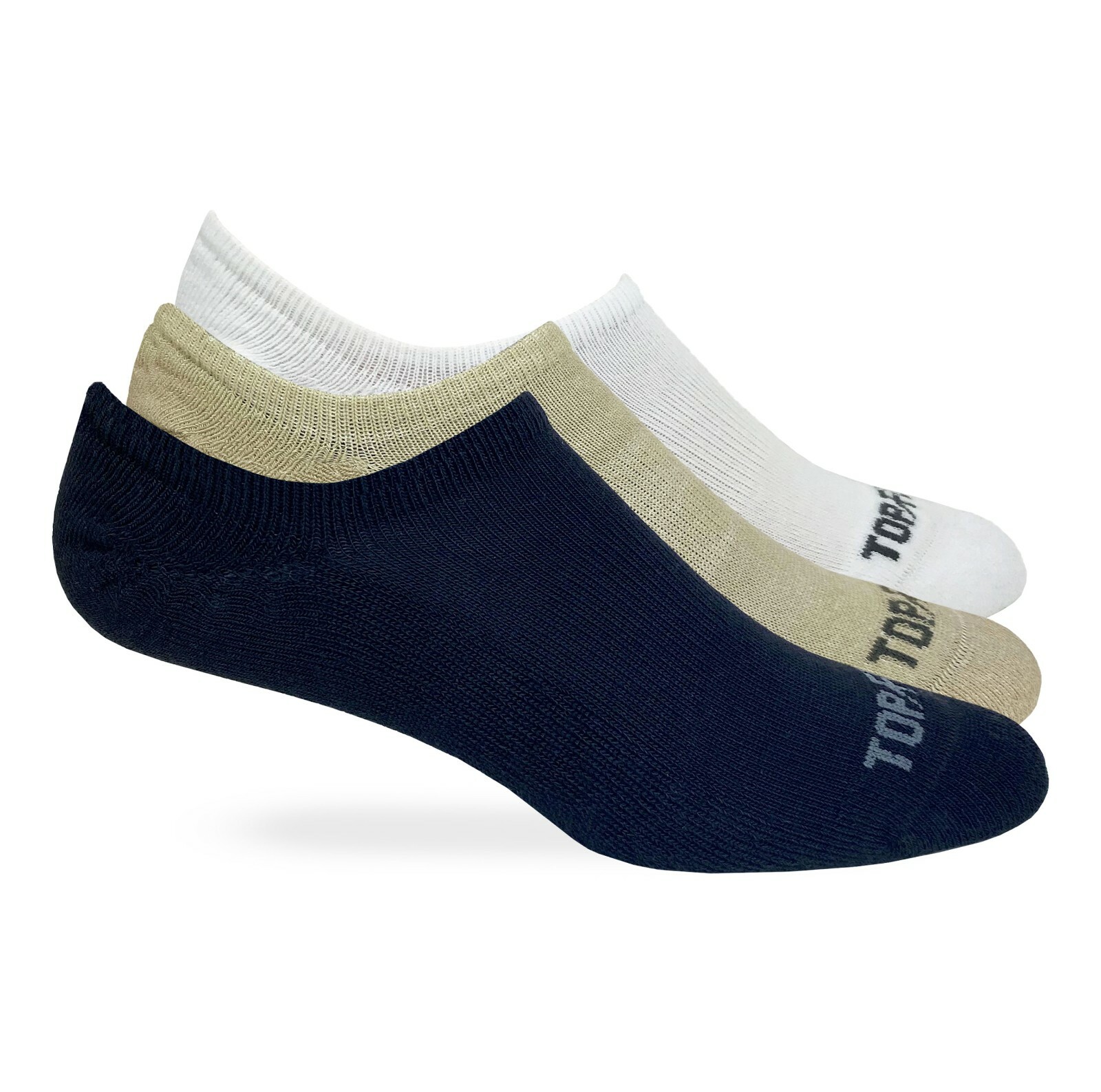 Top Flite Men’s Ultra-Dri No Show Cushion Liner Socks 4 Pair Pack