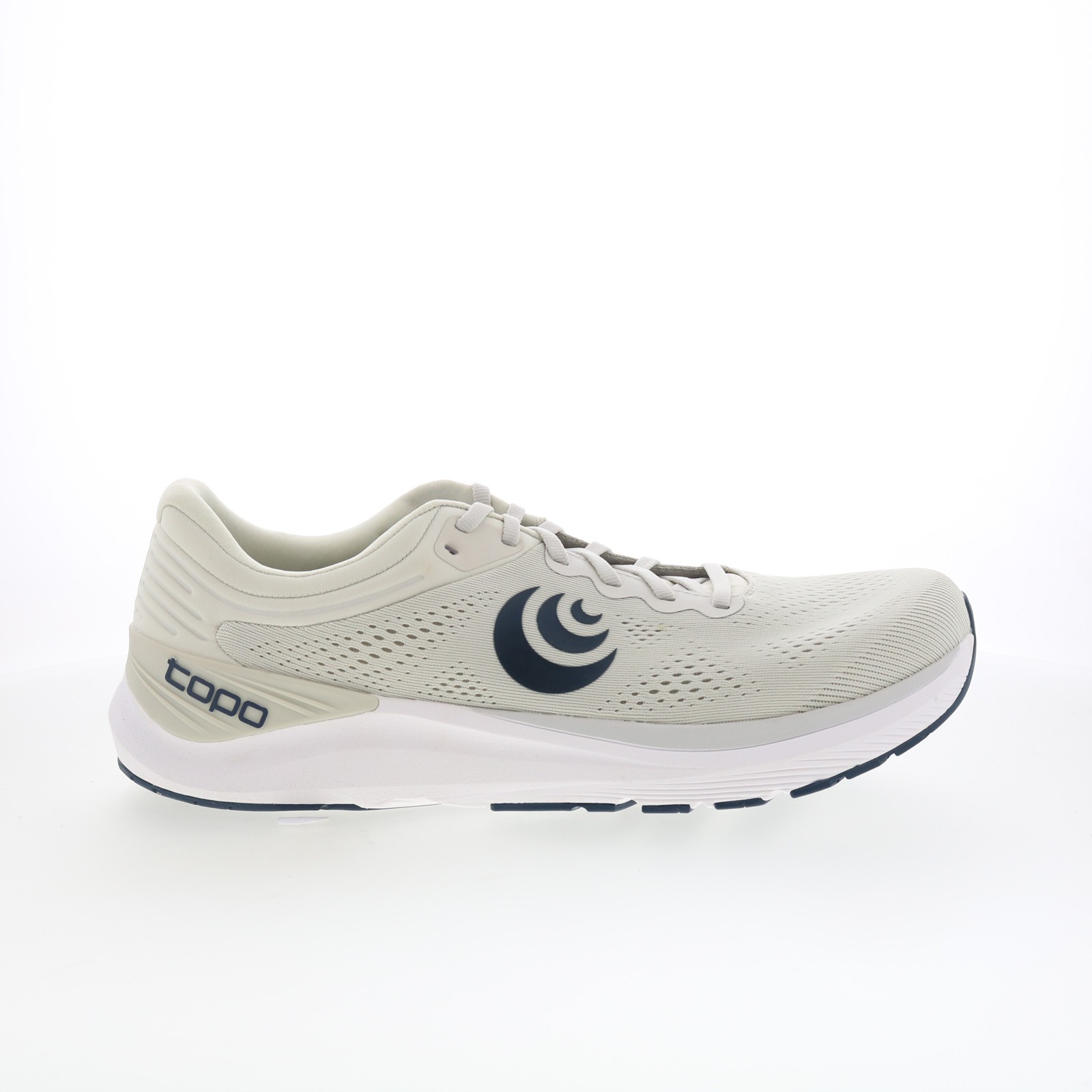 Topo UltraFly 4 M056 Mens Gray Canvas Lace Up Athletic Running Shoes