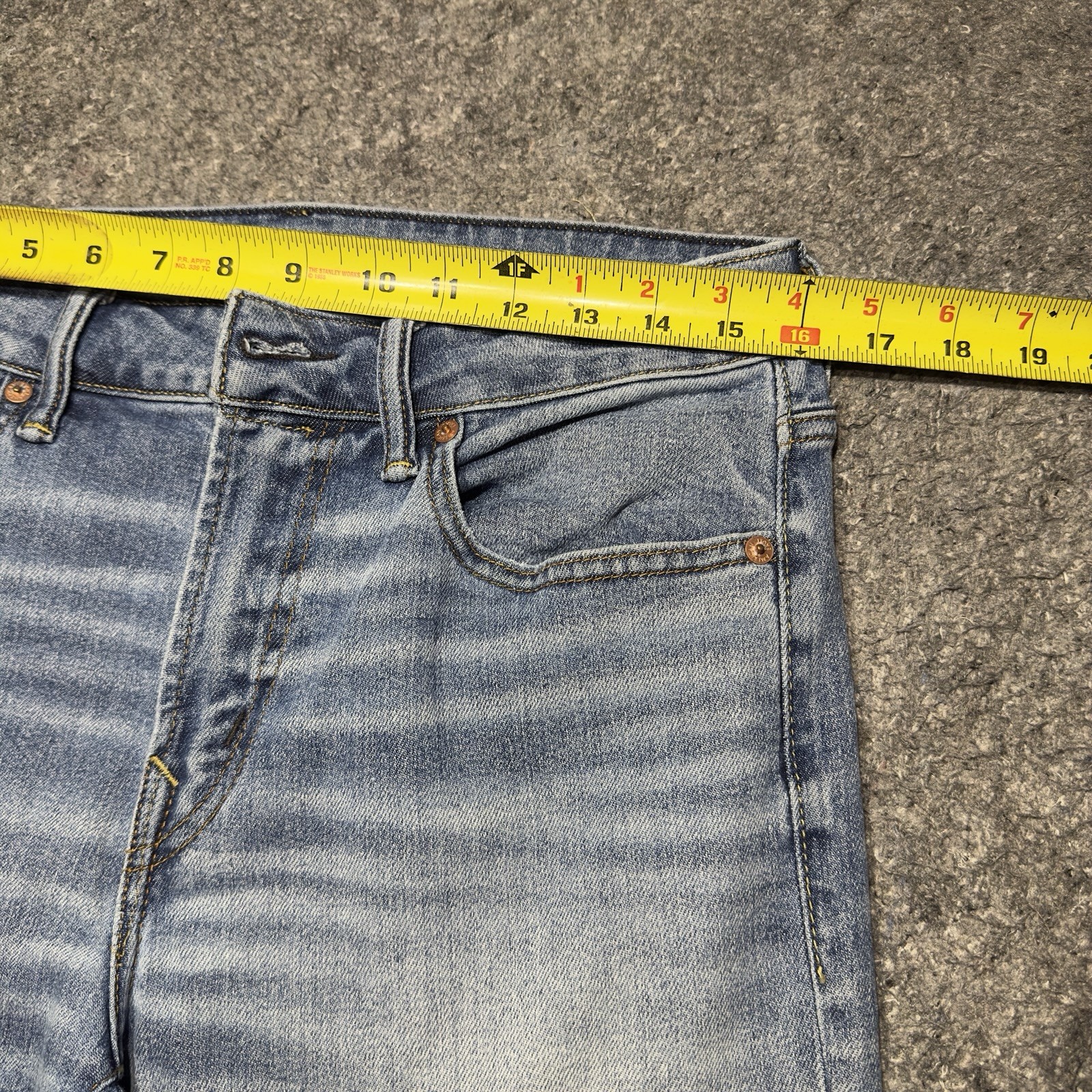 American Eagle Airflex+ Jeans Mens 31×32 Blue Stretch Waist Atheletic Skinny
