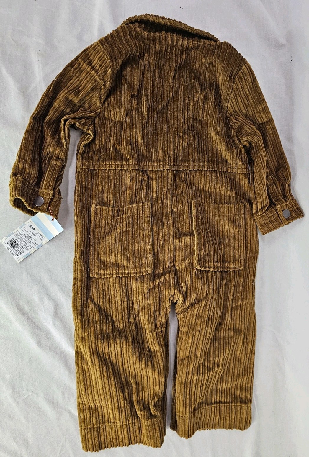 NWT Cat & Jack Month Brown Corduroy Outfit 6-9 Months Granola Indie