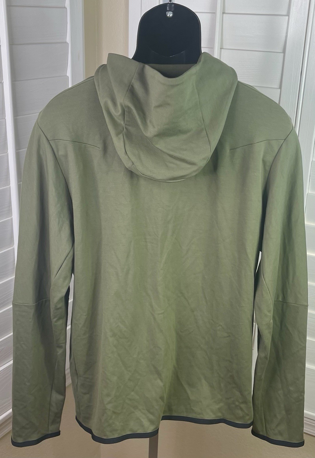 Nike Tech Fleece Lightweight Full-Zip Olive Green Hoodie DX0822-222, Men L – NWT