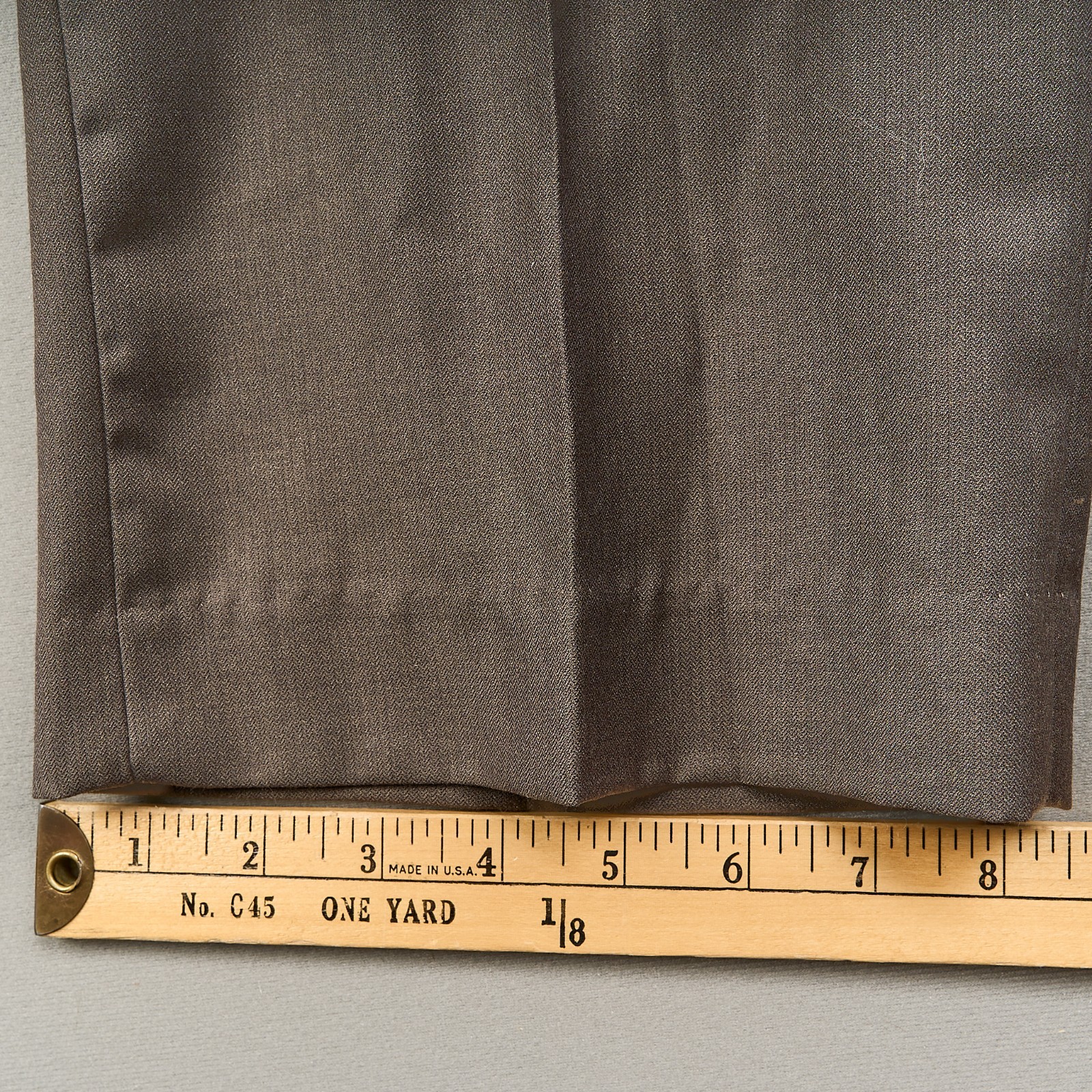James Tattersall Dress Pants Men Sz 38 Brown Wool Blend NWT