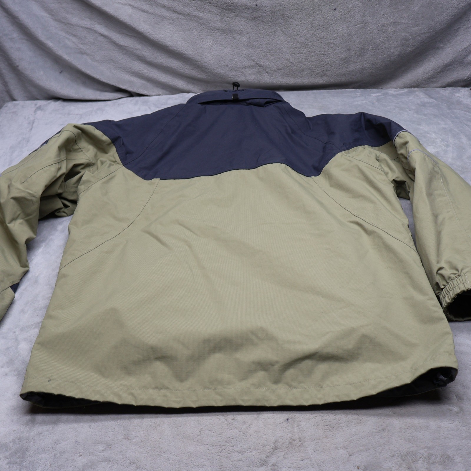 Columbia Jacket Mens Large Gray Waterproof Full Zip Removable Fleece Liner 3in1