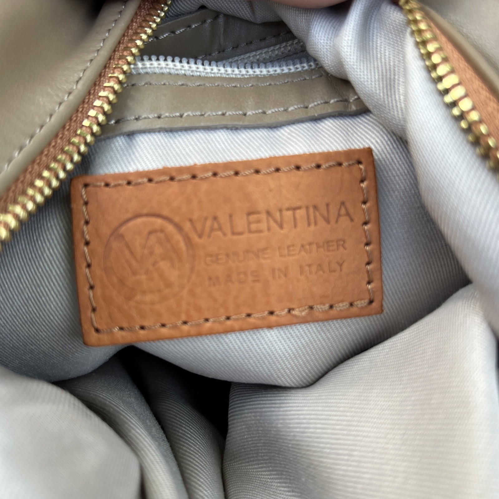 Valentina Large Dual Pocket Shoulder Bag Sling Brown/ Yellow Mustard, Italy