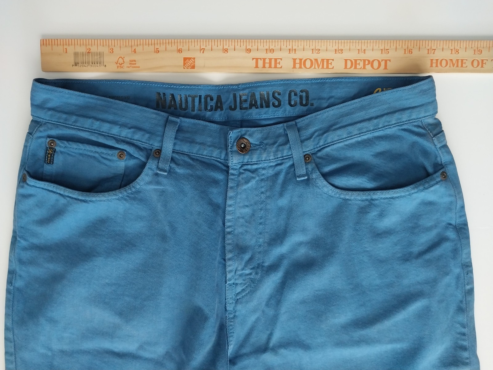 Nautica Men Straight Fit Jeans Blue Size 34 Mexico