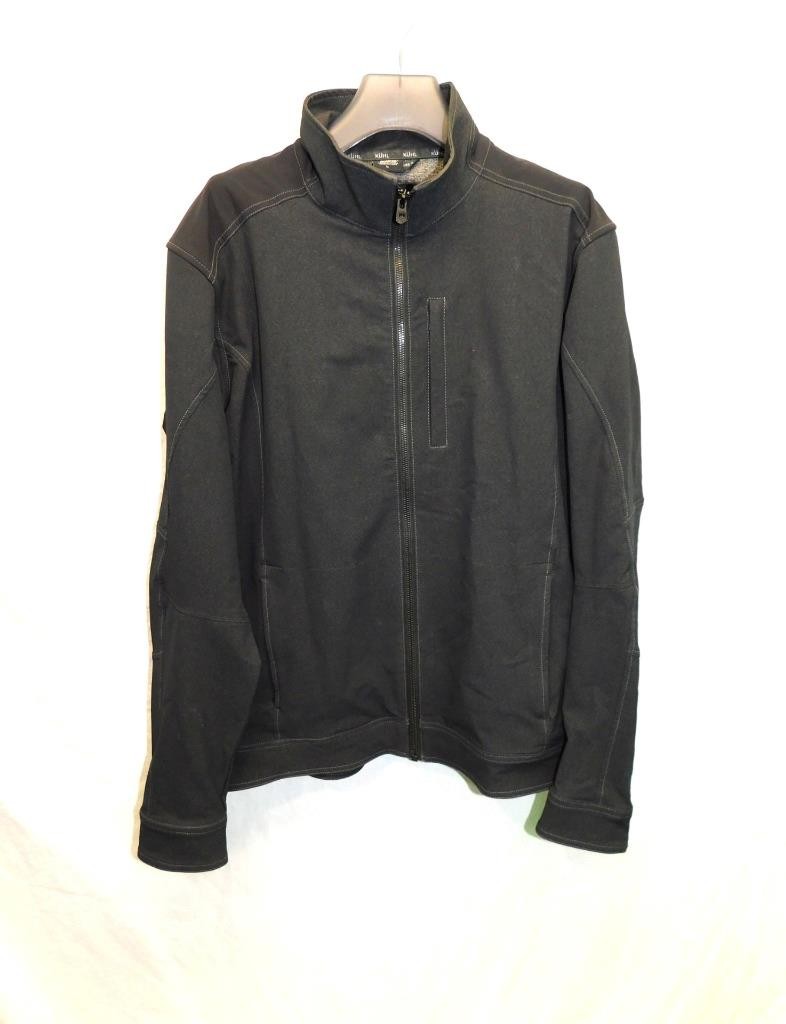 Kuhl L Klash Jacket Greystone 2 Catamaran Boat Jakolof Bay AK Alaska Stitched Lg