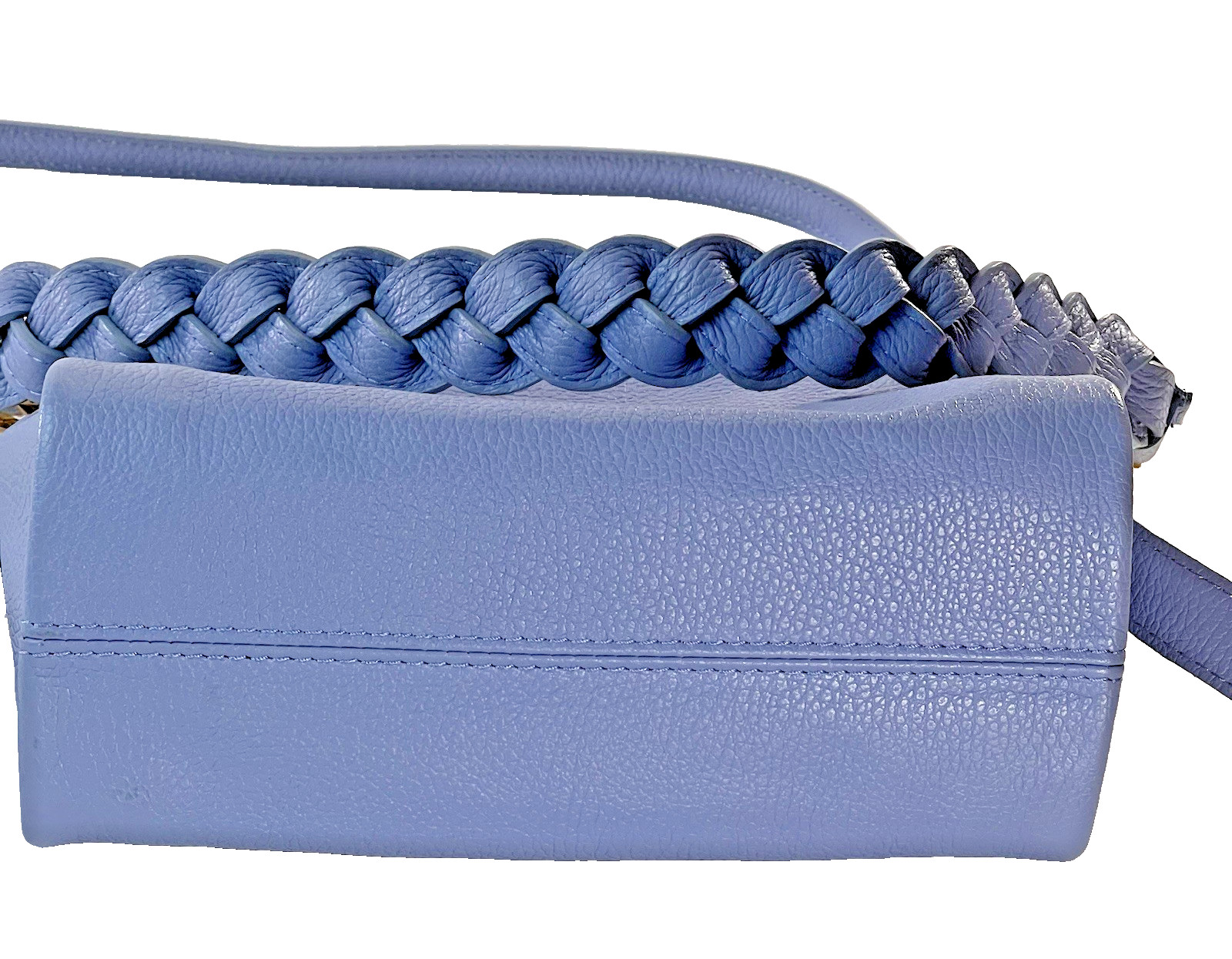 NEW! Italian Genuine Pebbled Leather Purse Combination Handbag/Crossover Design