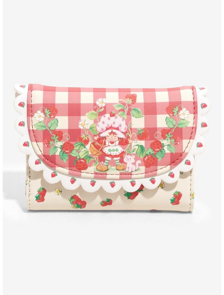 Strawberry Shortcake Gingham Wallet NWT (Placement Varies) IN HAND