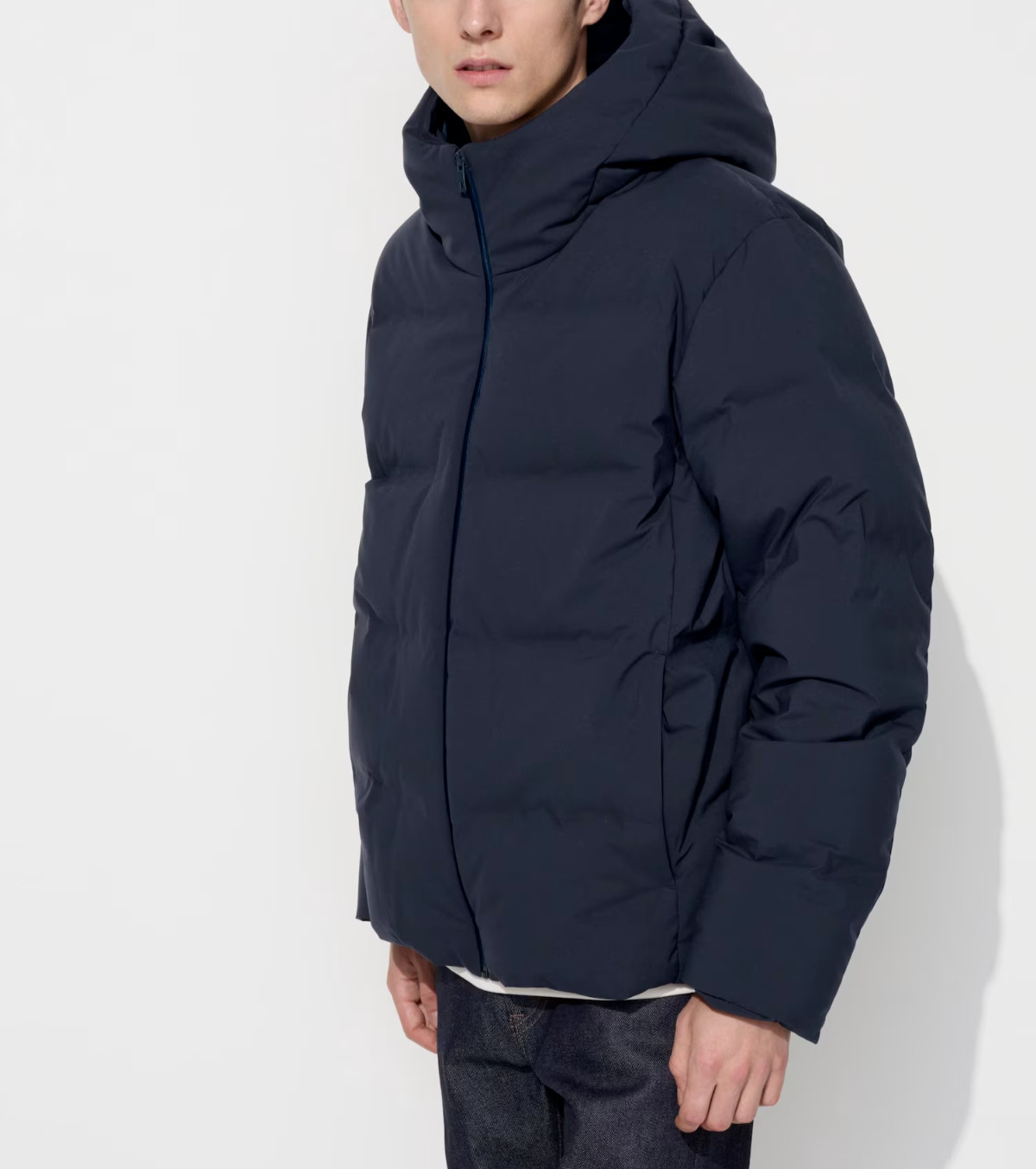 Men UNIQLO Seamless Down Parka “Warmer than The North Face” Fill Power 750+ New