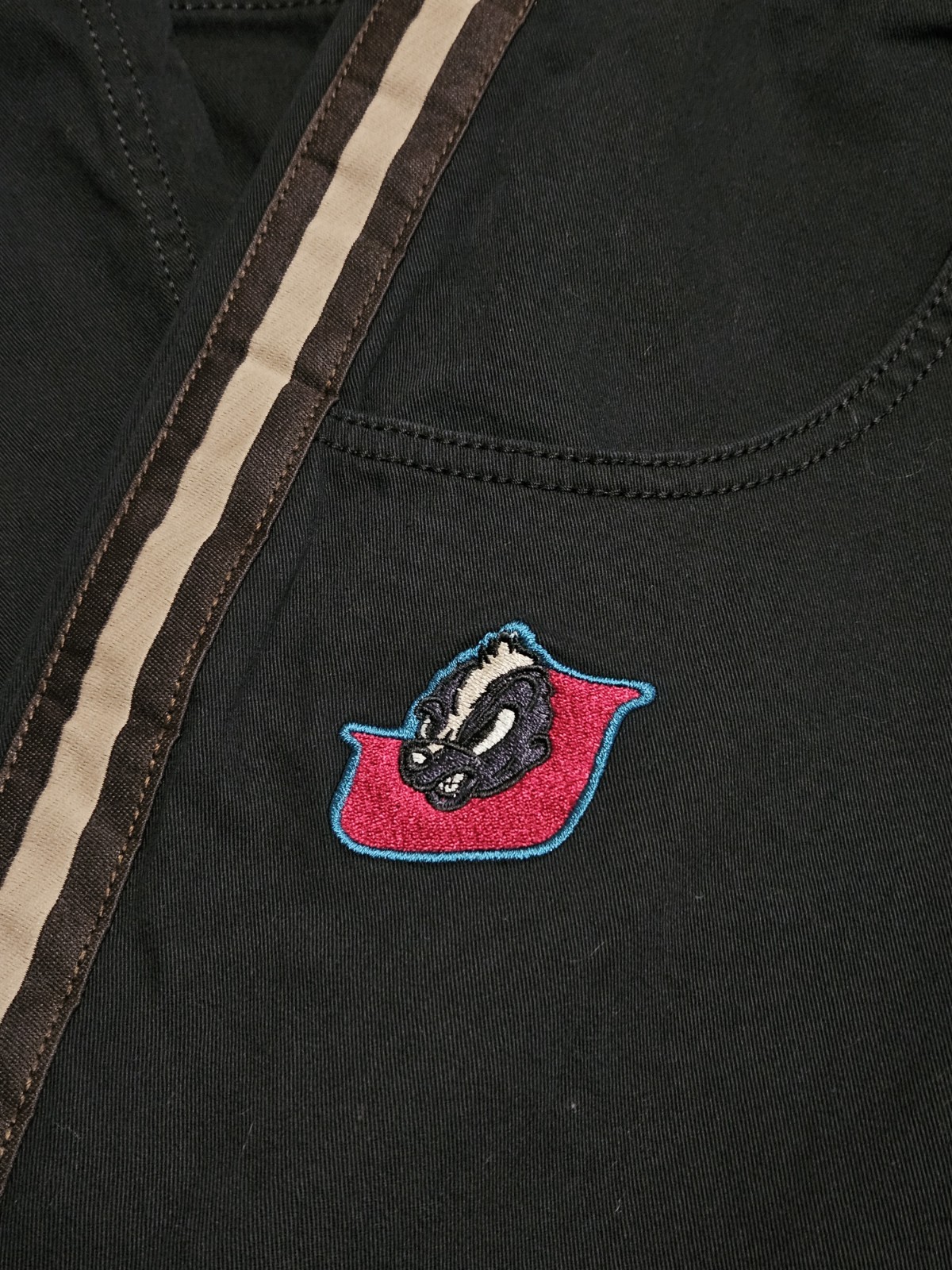 JNCO Skunk Black Canvas Pants NWOT Mens 42×32 Super Twill Limited Edition