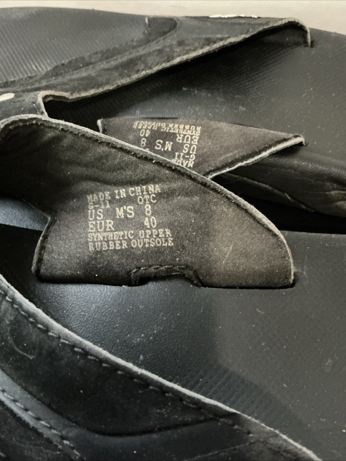 Reef Fanning Men’s Flip-Flop Sandals – Black Size 8 Worn