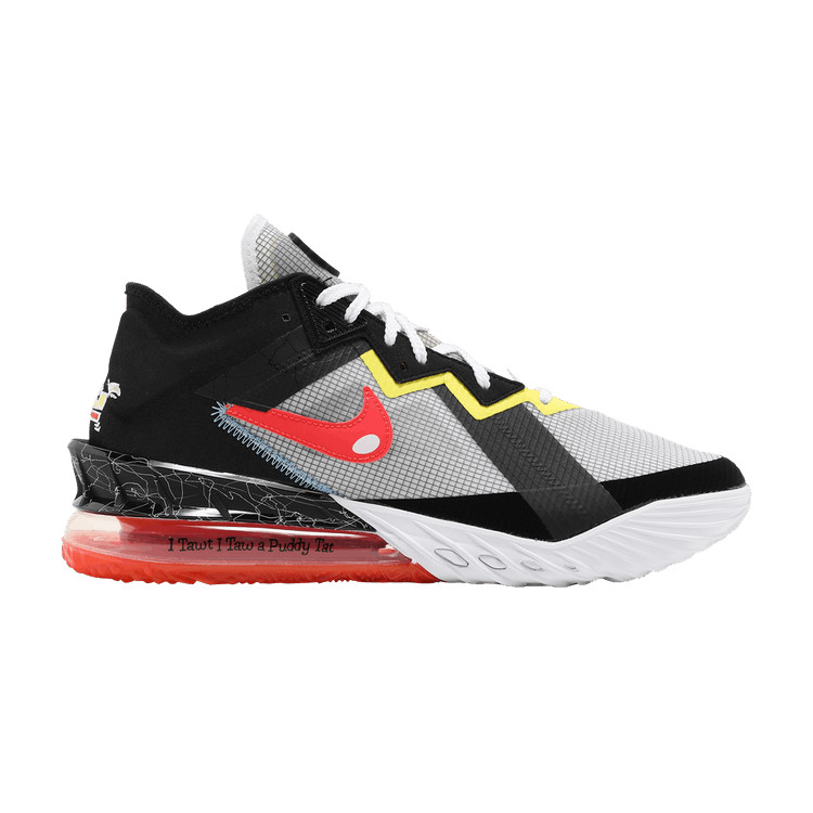 Size 8M/9.5W – Space Jam LeBron 18 Low ‘Sylvester Tweety NO BOX CV7562-103