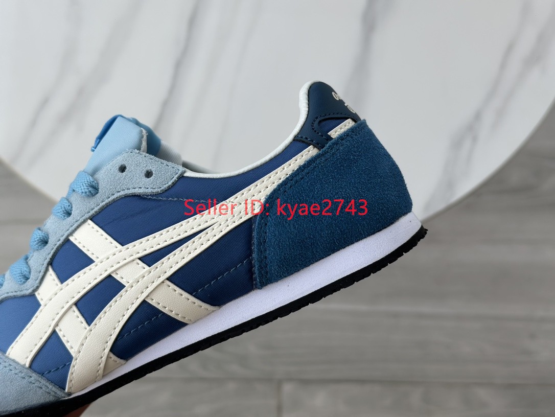 Retro Onitsuka Tiger SERRANO Mens Womens Sneakers Blue/White 1183B400-405