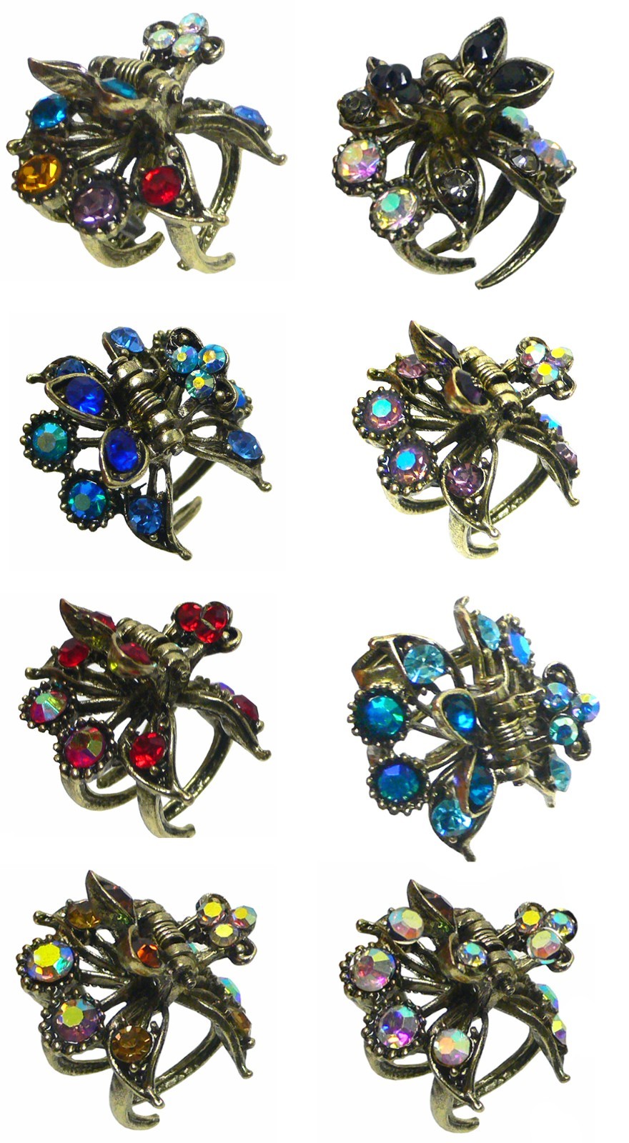 Set of 28, 28 Count, Mini Claw Clips 2 Style Hair Styling for Women Girls 16d7
