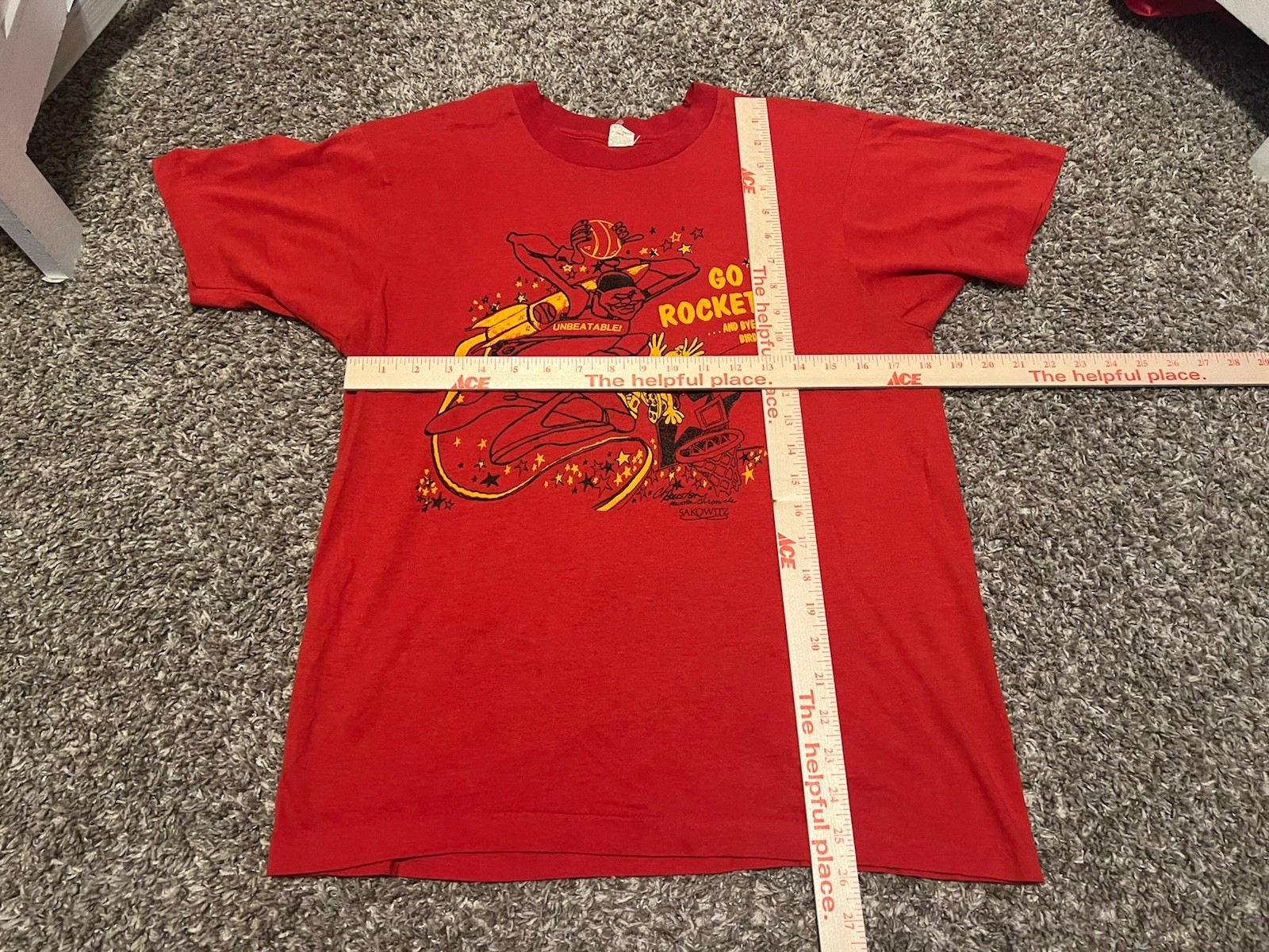 Vintage 80s Houston Rockets T Shirt