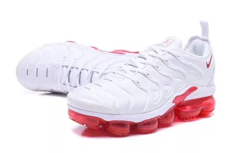 Nike Air Vapormax Plus TN White Red Men’s Shoes Size 7-12 Free Shipping