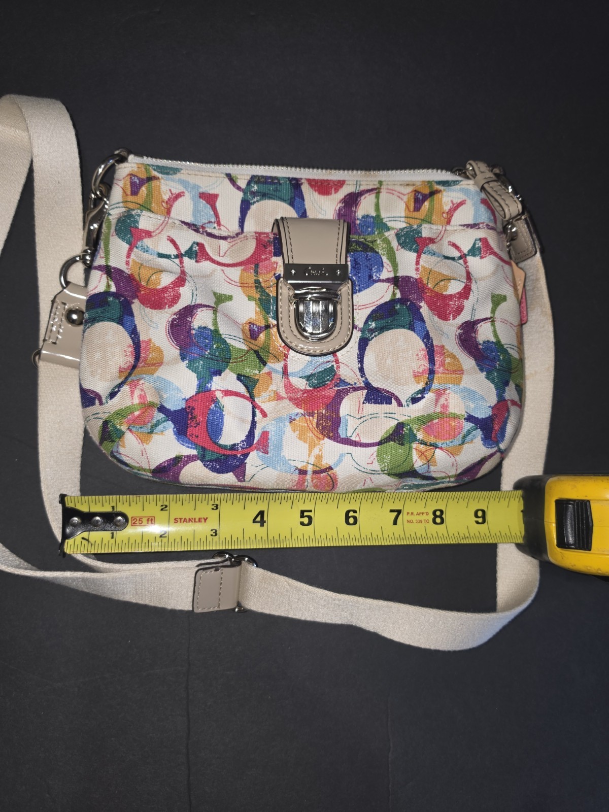 Rare Coach Poppy Signature Pop C Graffiti Crossbody Bag Multicolor – New/Unused