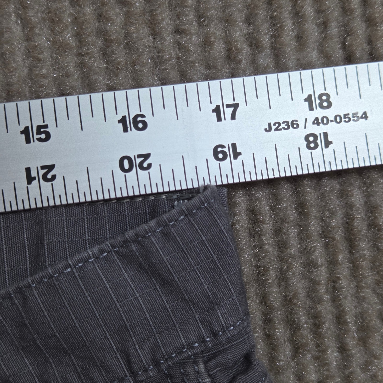 Wrangler Riggs Workwear Mens Ripstop Work Pants 32×30 Gray Utility Cotton
