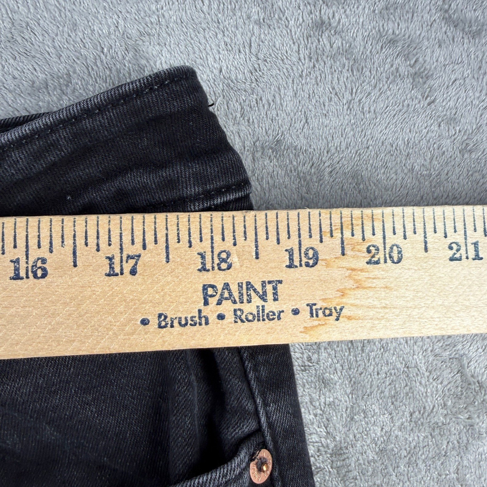 American Eagle Airflex+ Mens Black Jeans 36×30 Real Good Slim Straight Denim
