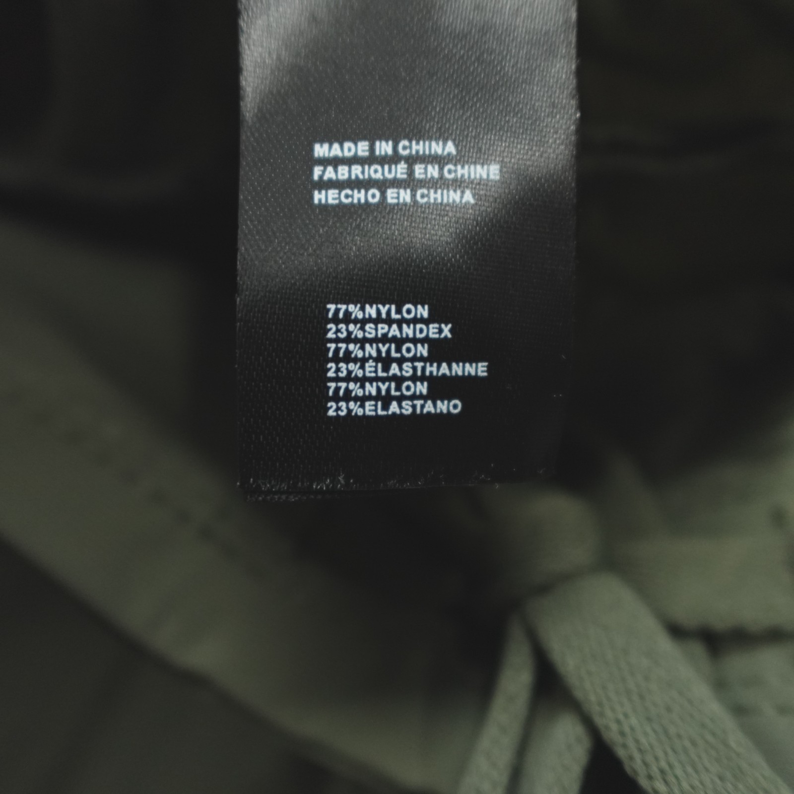 Kenneth Cole Active Tech Jogger Ankle Zip DWR Lightweight Reflective Olive