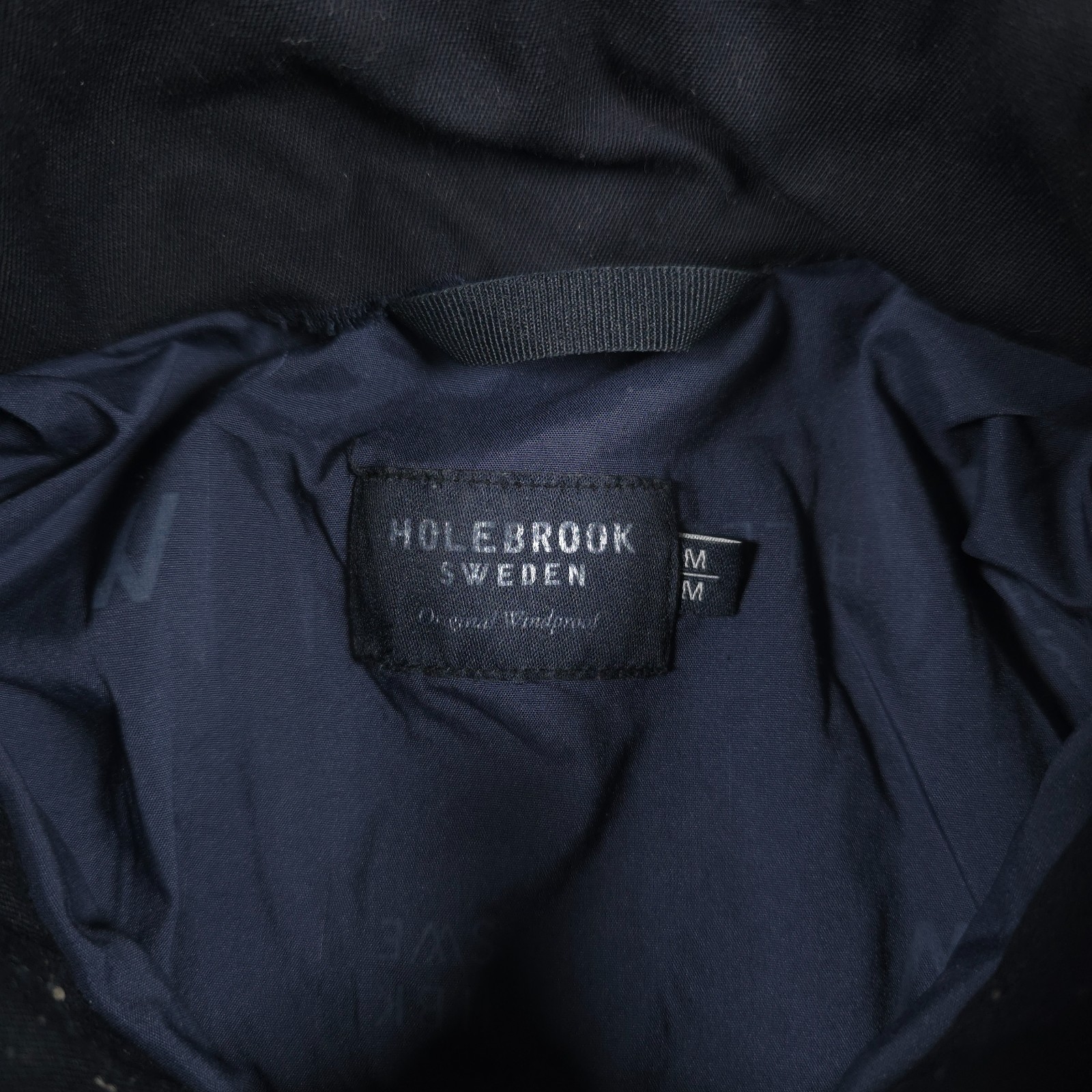 Holebrook Sweden Windproof Sweater Mens M 1/4 Zip Organic Cotton Golf Pullover