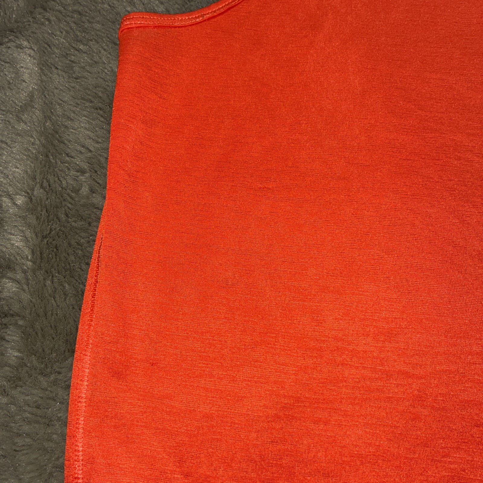 Athleta Orange Loose Crop Tank Top, Large