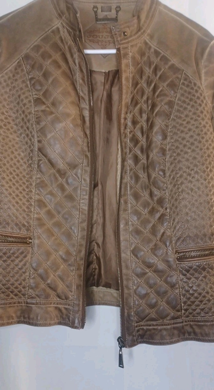 J2 Jacket Shell 100% Polyurethane Junior Sz L Color Brown