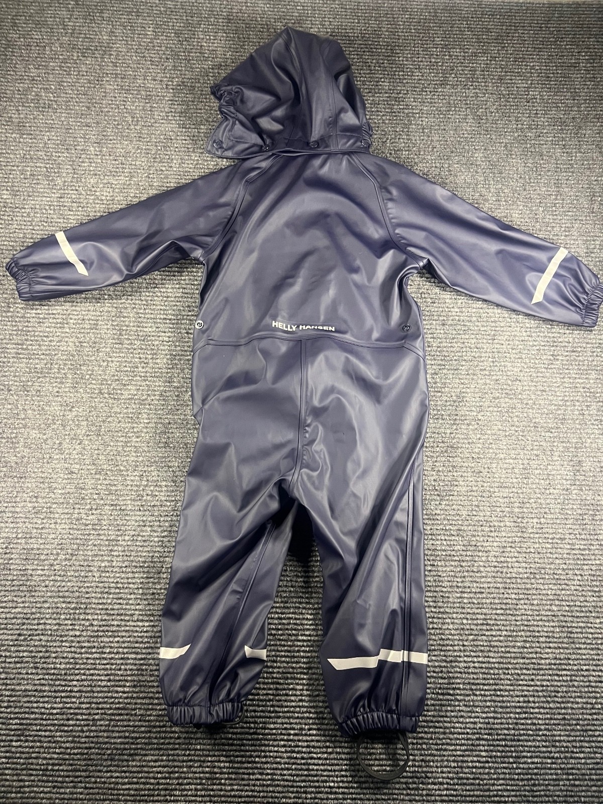 NWT – Helly Hansen Kids Waterproof Rain Suit – Navy Blue, Size 86/1 – 1 year old