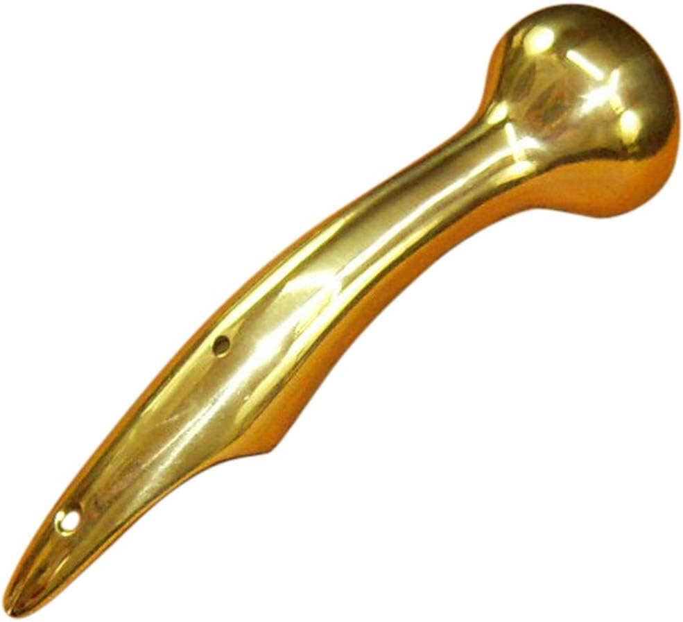 Hames Solid Brass Walking Stick Cane Handle Traditional 8″ Long 3 Hole Model