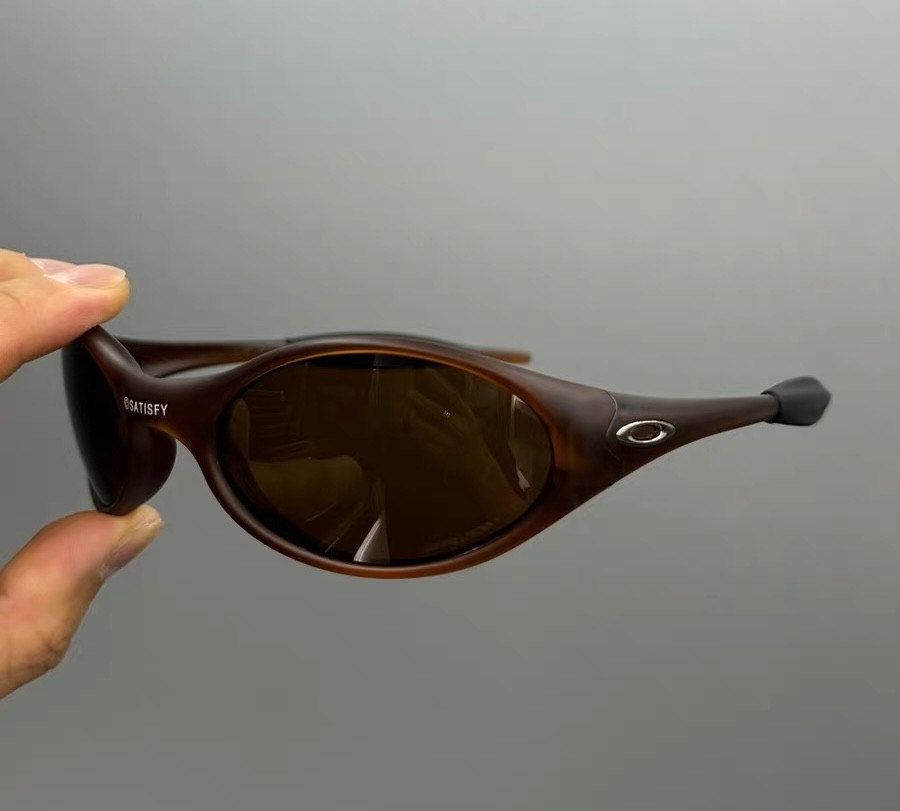 Oakley JACKET X SATISFY Prizm Sunglasses Lightweigh Brown Frames No Scratches