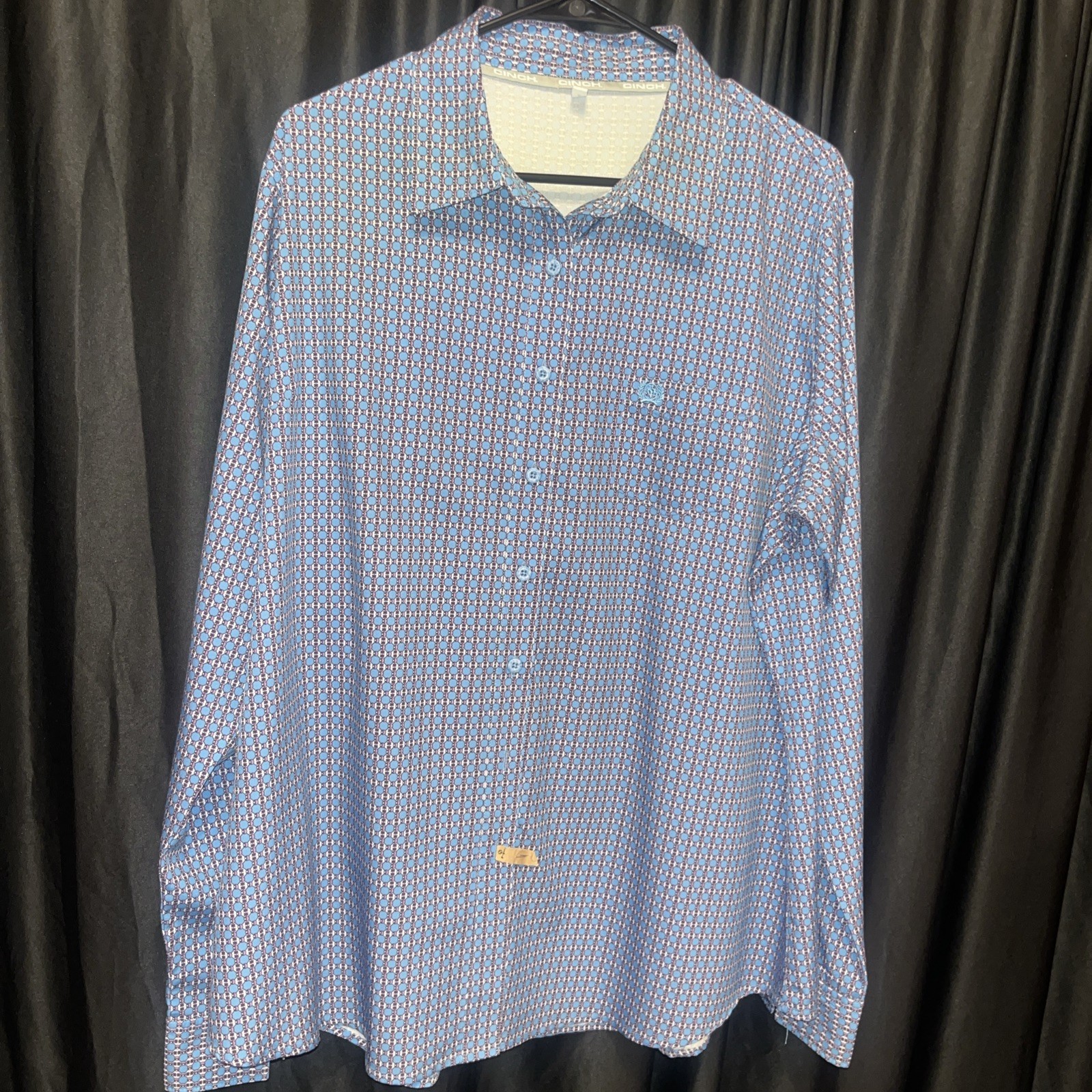 Cinch Women’s 2X Arena Flex Performance Shirt Silky Smooth Feel Western Cowgirl