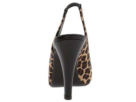$180 JESSICA BENNETT Guepard Heels ~ NEW Black 6 & 6.5