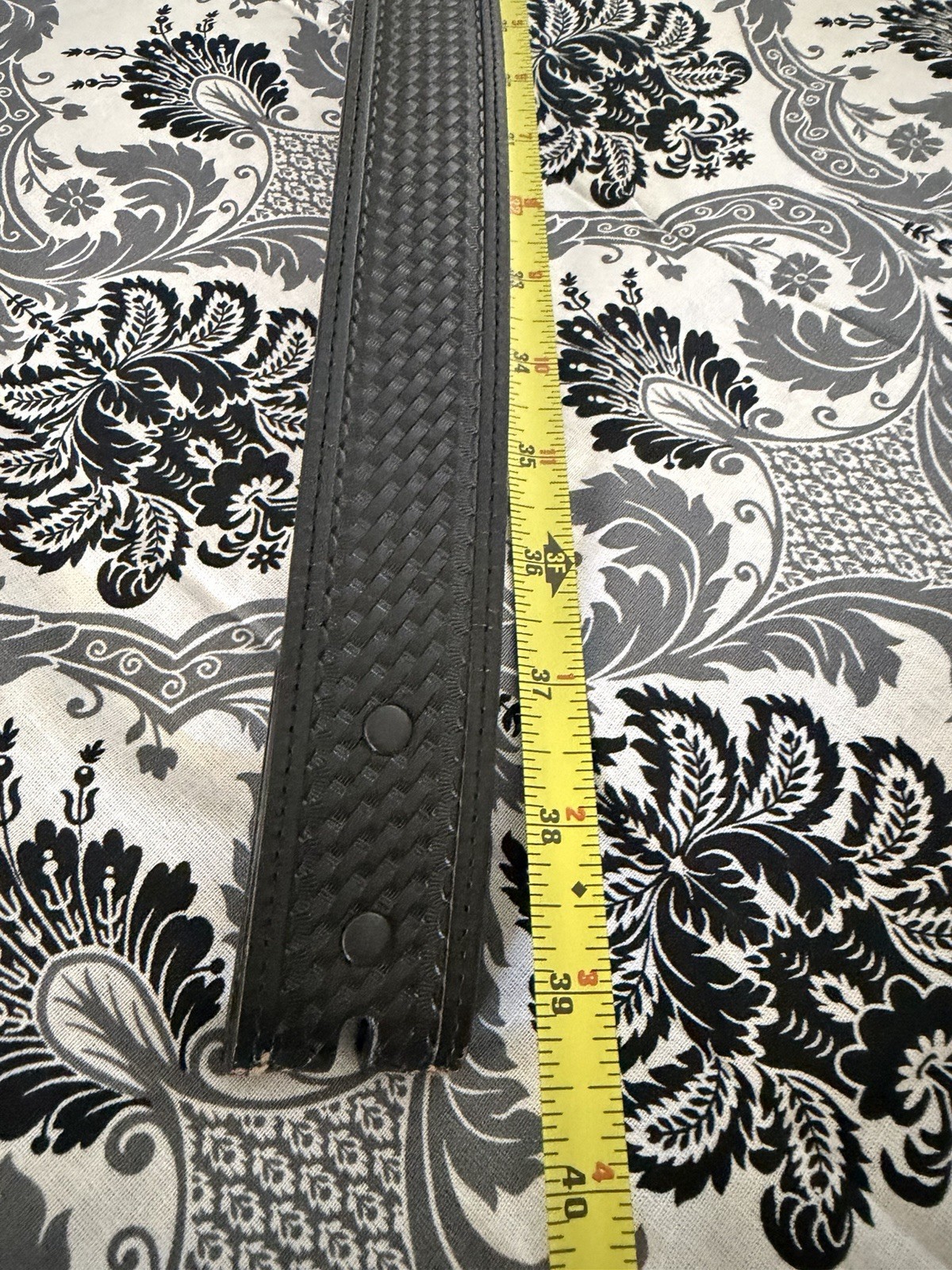 Unbranded Leather Belt Strap Size. 34 1.5 Inches Wide Dark Brown EUC